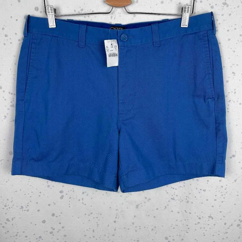 NWT J. Crew Factory Varick Shorts 35W Blue